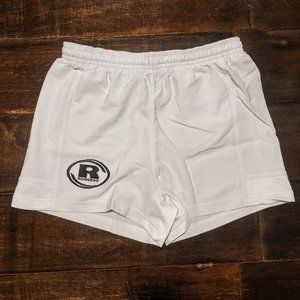 White rugby shorts